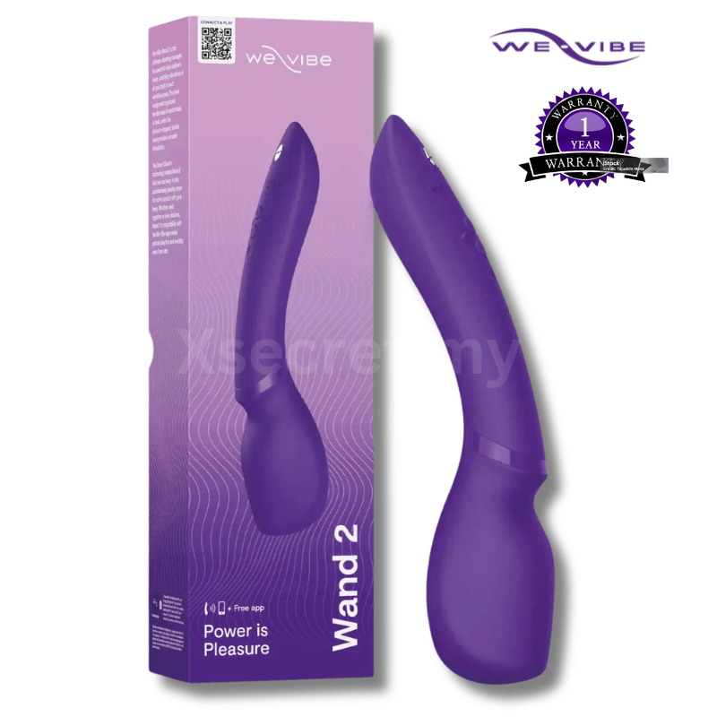 We-Vibe - Wand 2 App-Controlled Vibrating Massager Purple