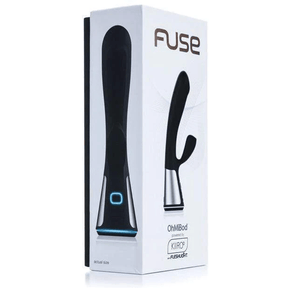 Kiiroo - OhMiBod Fuse Interactive Bluetooth Dual-Stim Rabbit Vibrator (Black)