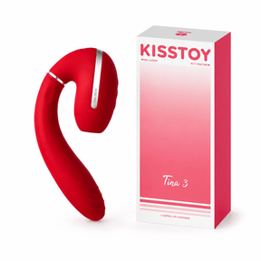 Kisstoy TINA 3rd Gen Electric Vibrating Massager – Red