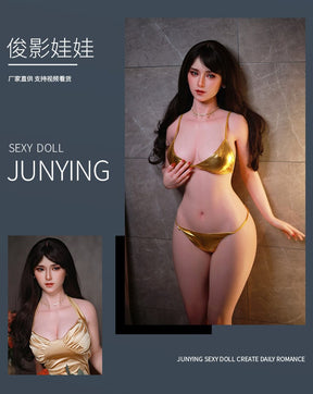 Anak patung sebenar JYdoll Shu Ya 168cm Silikon Penuh