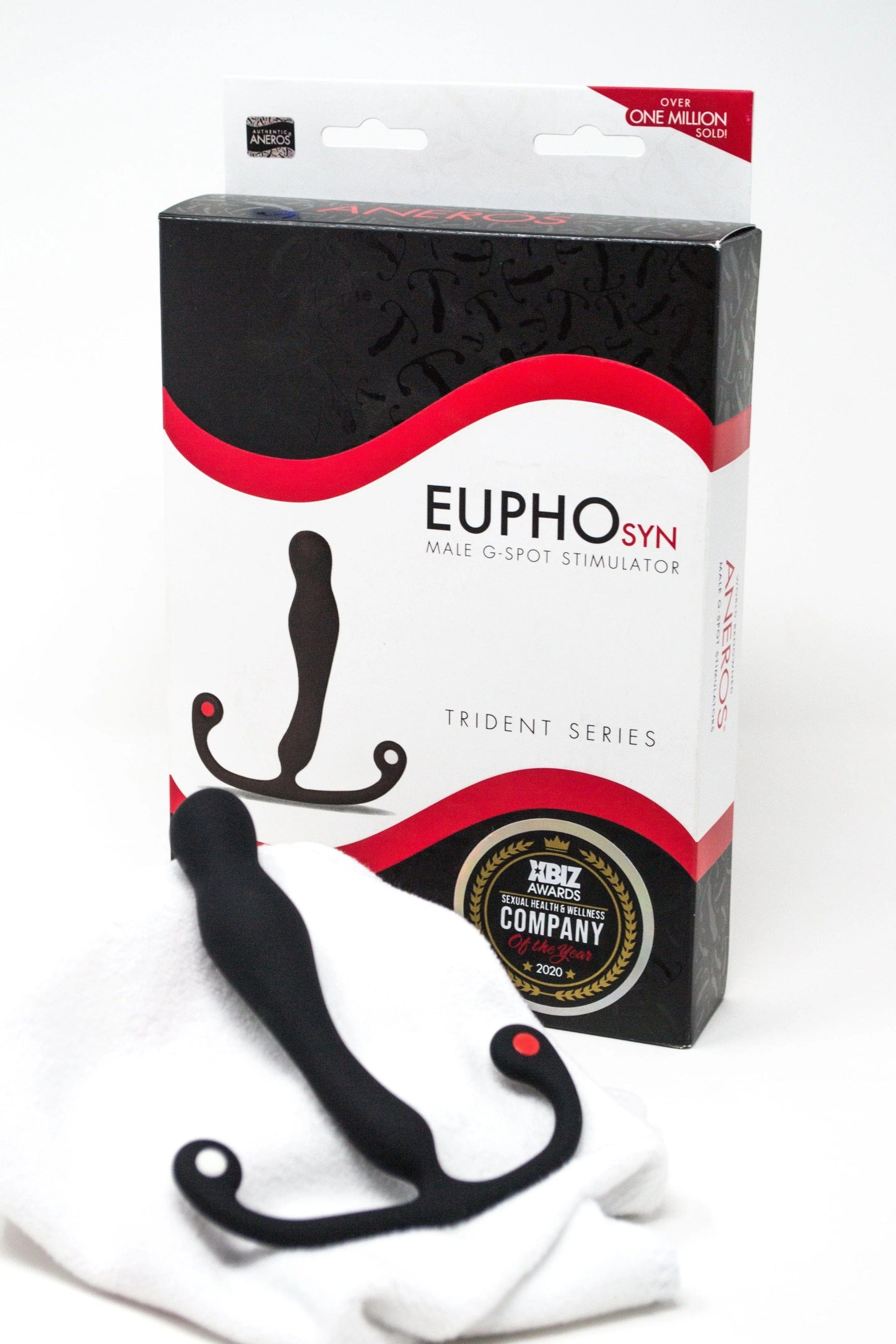 Aneros Eupho Syn Trident Prostate Massager for Men | Hands-Free Male G-Spot & P-Spot Stimulator