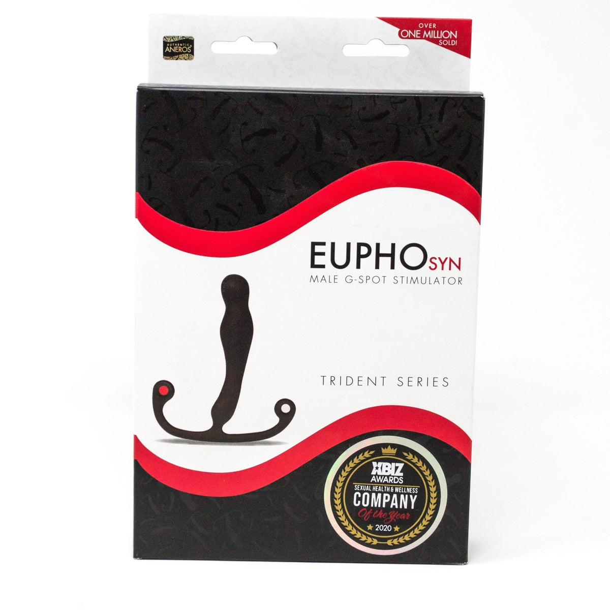 Aneros Eupho Syn Trident Prostate Massager for Men | Hands-Free Male G-Spot & P-Spot Stimulator