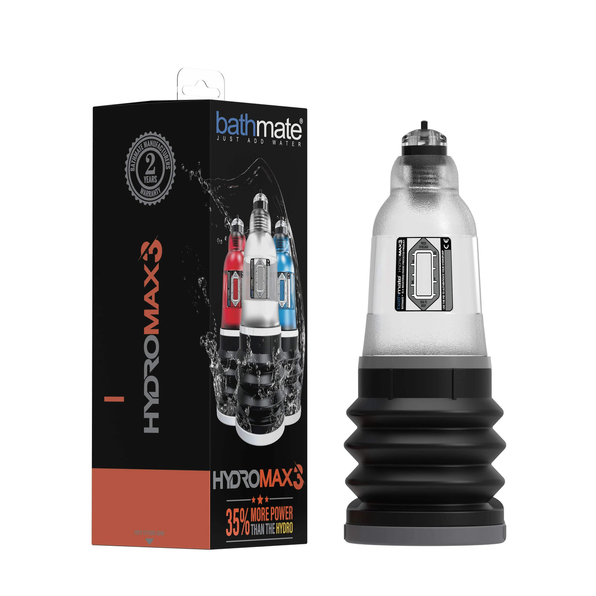 Bathmate - Hydromax 3 Penis Pump (Clear)