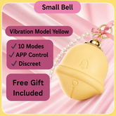 Galaku Little Bell Pearl Chain APP-Controlled Vibrating Egg for Women, Variable Frequency Adult Pleasure Toy