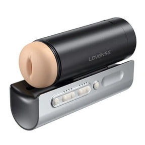 Lovense AI Sync Powered Solace Pro  AI-Powered Remote Control Thrusting Male Masturbator