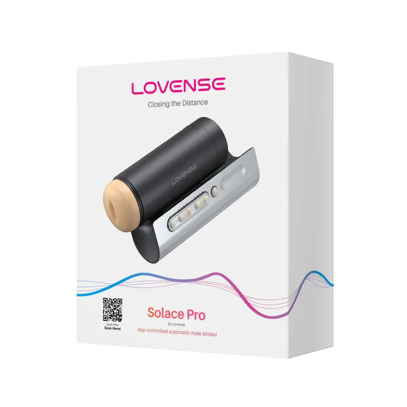 Lovense AI Sync Powered Solace Pro  AI-Powered Remote Control Thrusting Male Masturbator