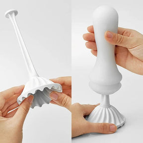Tenga FLEX Silky White/Black & Tenga - Moova Series Masturbation Flex Cup