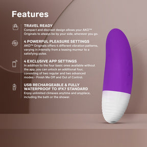 LELO AKO Originals with App Control Clitoral Vibrator 阴蒂按摩棒