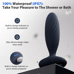SVAKOM  Jordan PLUS Retractable Strong-Vibration Heated  司沃康svakom易凯PLUS肛塞后庭伸缩强震加热肛门神器