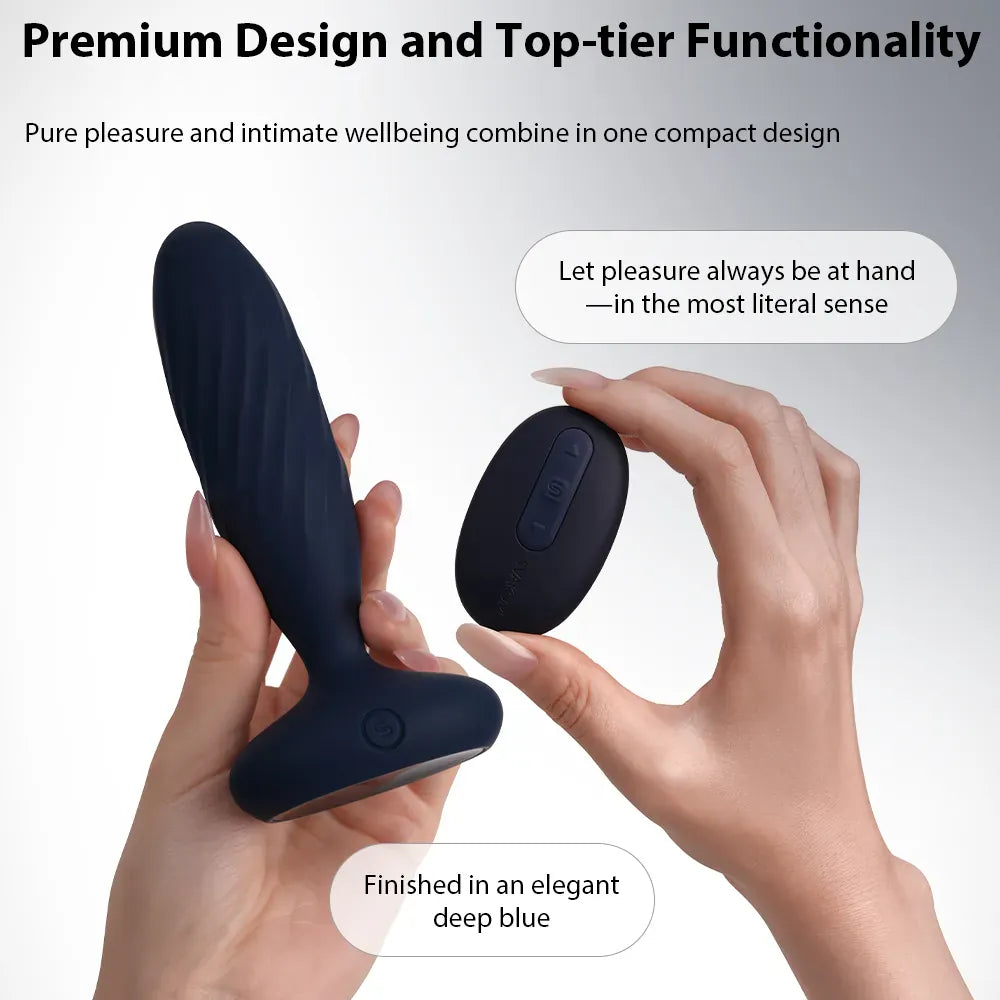 SVAKOM  Jordan PLUS Retractable Strong-Vibration Heated  司沃康svakom易凯PLUS肛塞后庭伸缩强震加热肛门神器