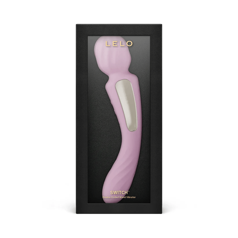 Lelo - Switch App-Controlled Double-sided Wand Vibrator Lilac and Pink