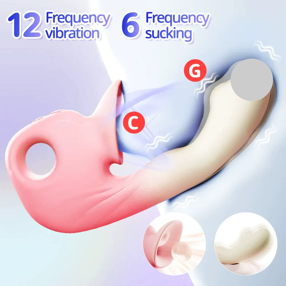 Yeain Fantasia App-Controlled Air Pulse Massager APP远程控制吮吸震动器｜强力真空气压脉冲与震动刺激