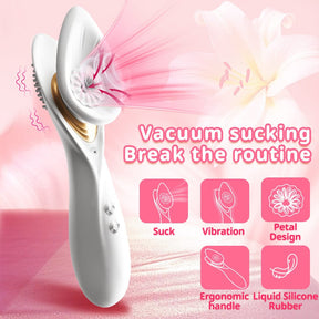 Yeain Fragrance Kiss Vacuum Suction Vibrator – Women's Adult Intimate Pleasure Toy  夜樱跨境抚香花真空吮吸震动成人情调趣玩具自慰器女用情性趣