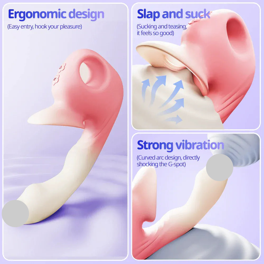 Yeain Fantasia App-Controlled Air Pulse Massager APP远程控制吮吸震动器｜强力真空气压脉冲与震动刺激