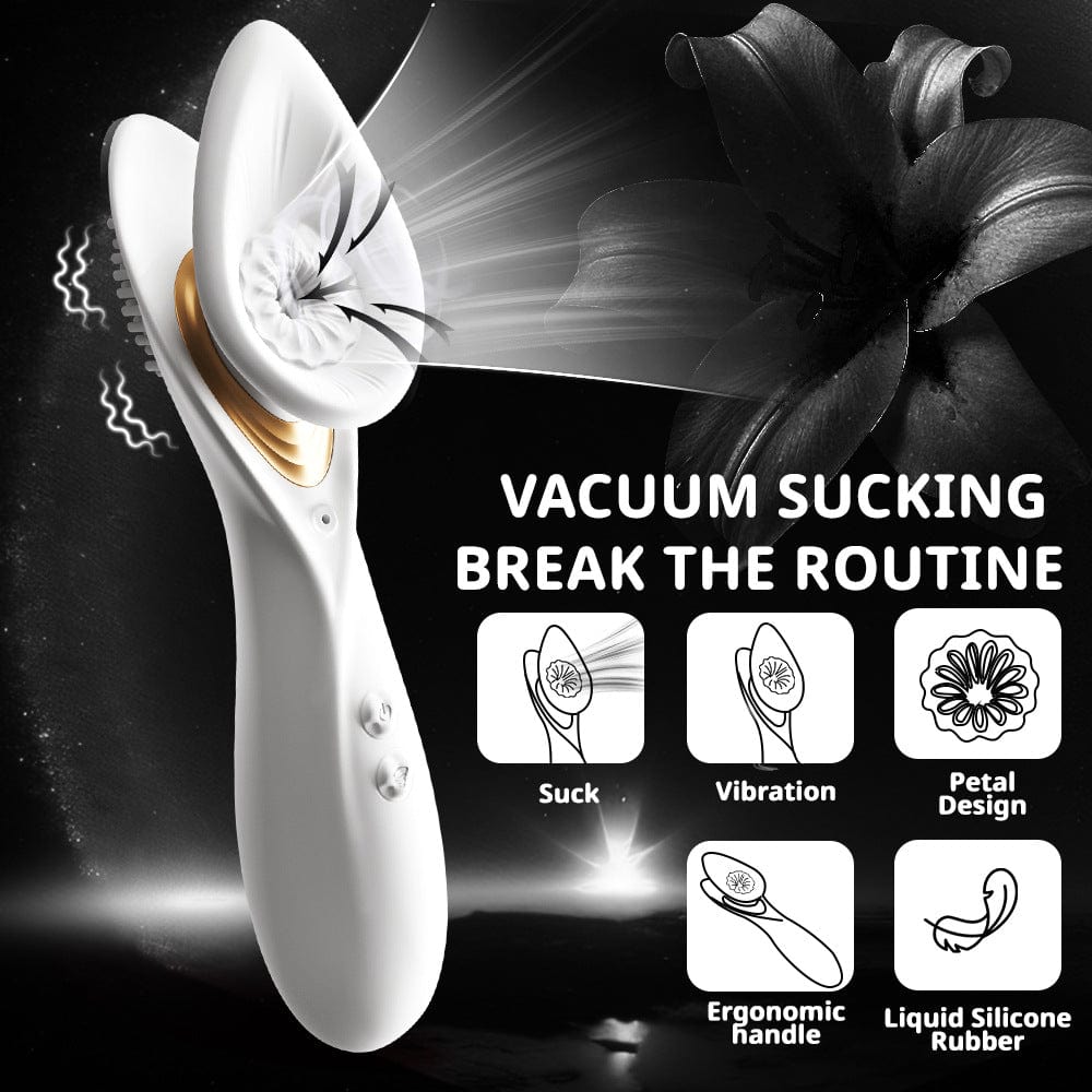 Yeain Fragrance Kiss Vacuum Suction Vibrator – Women's Adult Intimate Pleasure Toy  夜樱跨境抚香花真空吮吸震动成人情调趣玩具自慰器女用情性趣