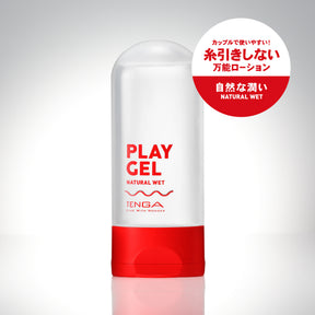 TENGA Men's PLAY GEL Lubricant Personal Massage Gel for Masturbation & Couples
