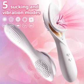 Yeain Fragrance Kiss Vacuum Suction Vibrator – Women's Adult Intimate Pleasure Toy  夜樱跨境抚香花真空吮吸震动成人情调趣玩具自慰器女用情性趣