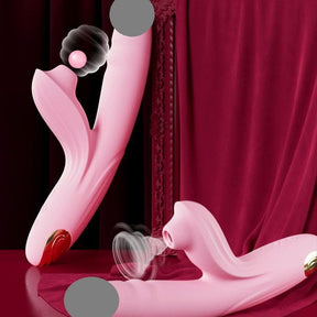 Svakom Frederica Suction & Thrusting Vibrator with Dual Stimulation for Women   司沃康菲蕾德翠卡吮吸伸缩震动棒双重刺激女用