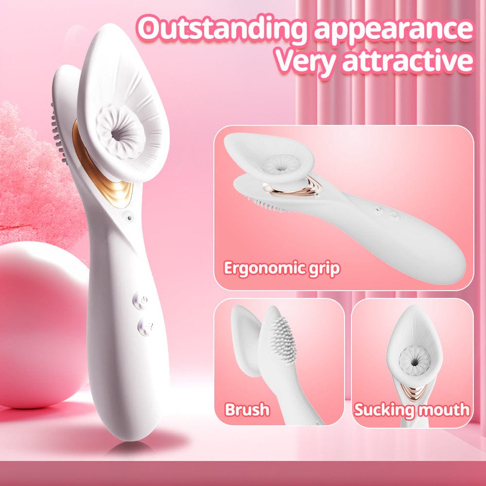 Yeain Fragrance Kiss Vacuum Suction Vibrator – Women's Adult Intimate Pleasure Toy  夜樱跨境抚香花真空吮吸震动成人情调趣玩具自慰器女用情性趣
