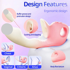 Yeain Fantasia App-Controlled Air Pulse Massager APP远程控制吮吸震动器｜强力真空气压脉冲与震动刺激