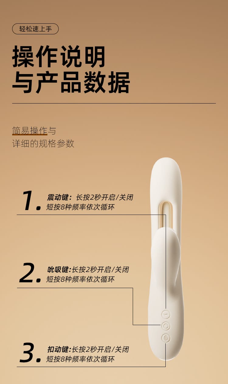 Svakom Uneco Pro Suction, Vibration & Tapping Vibrator