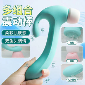 S-Hande Hammer Rabbit Multi-Functional Suction & Vibration Intimate Massager  锤子吮吸震动棒高潮多功能私密玩具情趣用品