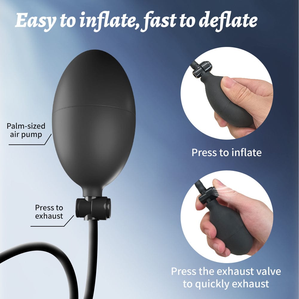 Yeain Explorer APP-Controlled Inflatable Anal Plug | Expandable Vibrator for Men & Women  探索者APP控制充气膨胀肛塞男女后庭震动棒成人自慰器