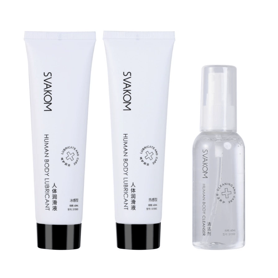 Svakom 60ml Water-Based Intimate Lubricant (Cooling & Warming) & Cleaner – For Couples & Solo Use  司沃康 60ml 水基私密润滑液（冰感 & 热感）& 清洁液 – 适合夫妻与独处使用