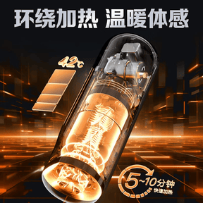Jissbon AI Series  Grip-Sensing Automatic Masturbator Cup for Men – Electric Adult Sex Toy   杰士邦 AI 系列 灵犀握力感应 伸缩电动飞机杯 —— 男用自慰器