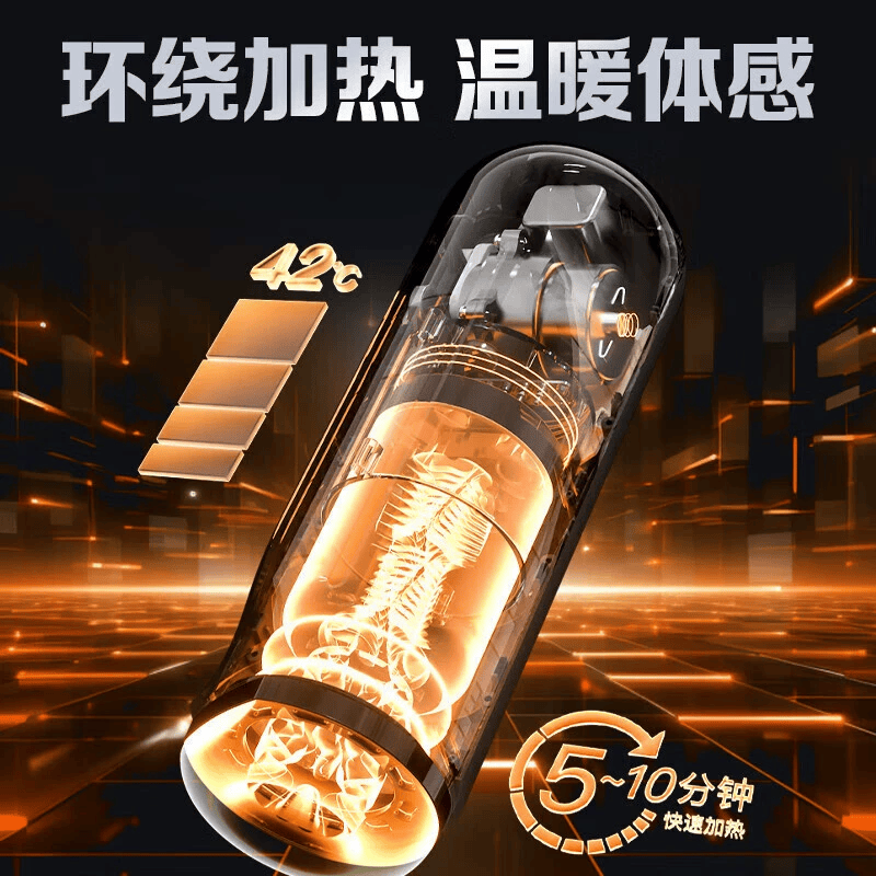 Jissbon AI Series  Grip-Sensing Automatic Masturbator Cup for Men – Electric Adult Sex Toy   杰士邦 AI 系列 灵犀握力感应 伸缩电动飞机杯 —— 男用自慰器
