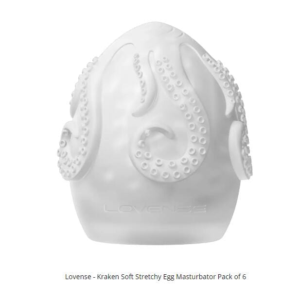Lovense Kraken (1 Unit) Masturbator Soft stretchy masturbator Single Pack