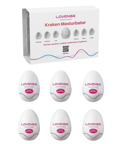 Lovense Kraken (1 Unit) Masturbator Soft stretchy masturbator Single Pack