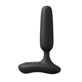 Lovense Glint smart massager showing slim tapered profile and flared touch-sensor base