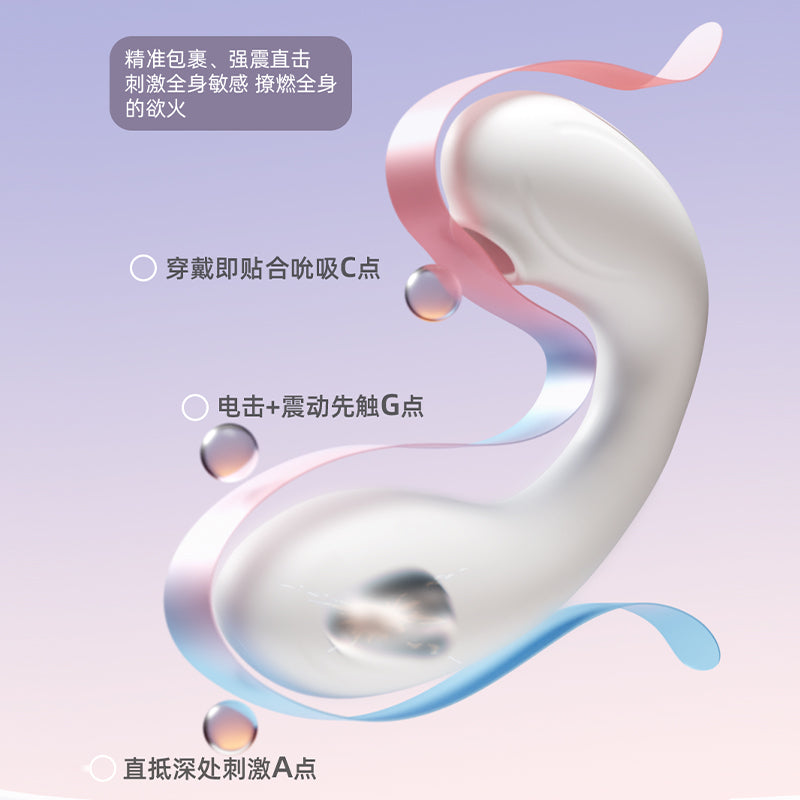 GALAKU JENNY 3-in-1 Electric Vibrating & Suction Stimulator with App Control