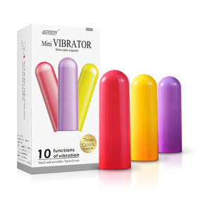 YEAIN Mini Vibrator Stimulate Orgasm – 10 Functions USB Rechargeable Bullet Vibrator