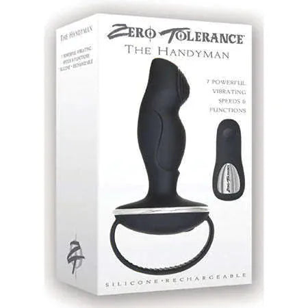 Zero Tolerance - The Handyman Remote Control Prostate Massager (Black)