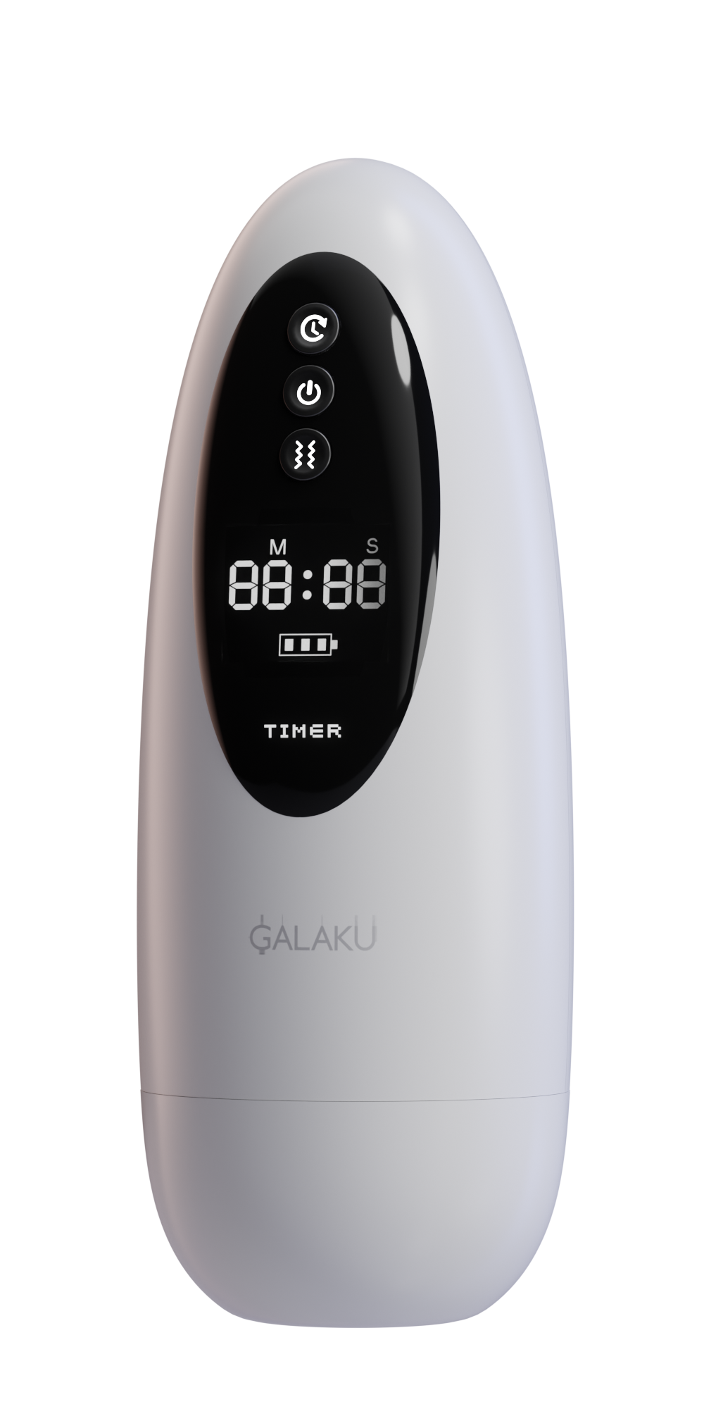Galaku Timer AI Masturbator White | 10 Vibration Modes | APP Control Rechargeable Male Stroker