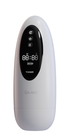 Galaku Timer AI Masturbator White | 10 Vibration Modes | APP Control Rechargeable Male Stroker