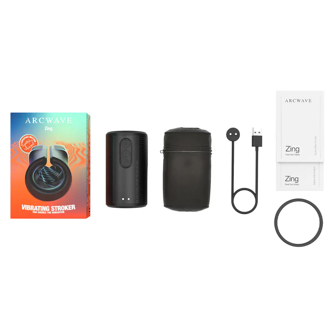 Arcwave Zing Dual-Motor Vibrating Stroker - Compact Precision Pleasure Device