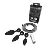 Bathmate - Anal Training Plugs Vibe (Black)