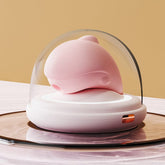 Galaku Touch Pink Dolphin UV BOX with Heating Sucking Strong Vibrator For Her
