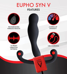 Aneros Eupho Syn V Trident Prostate Massager 前列腺按摩器 优雅设计，微妙律动，唤醒深层愉悦
