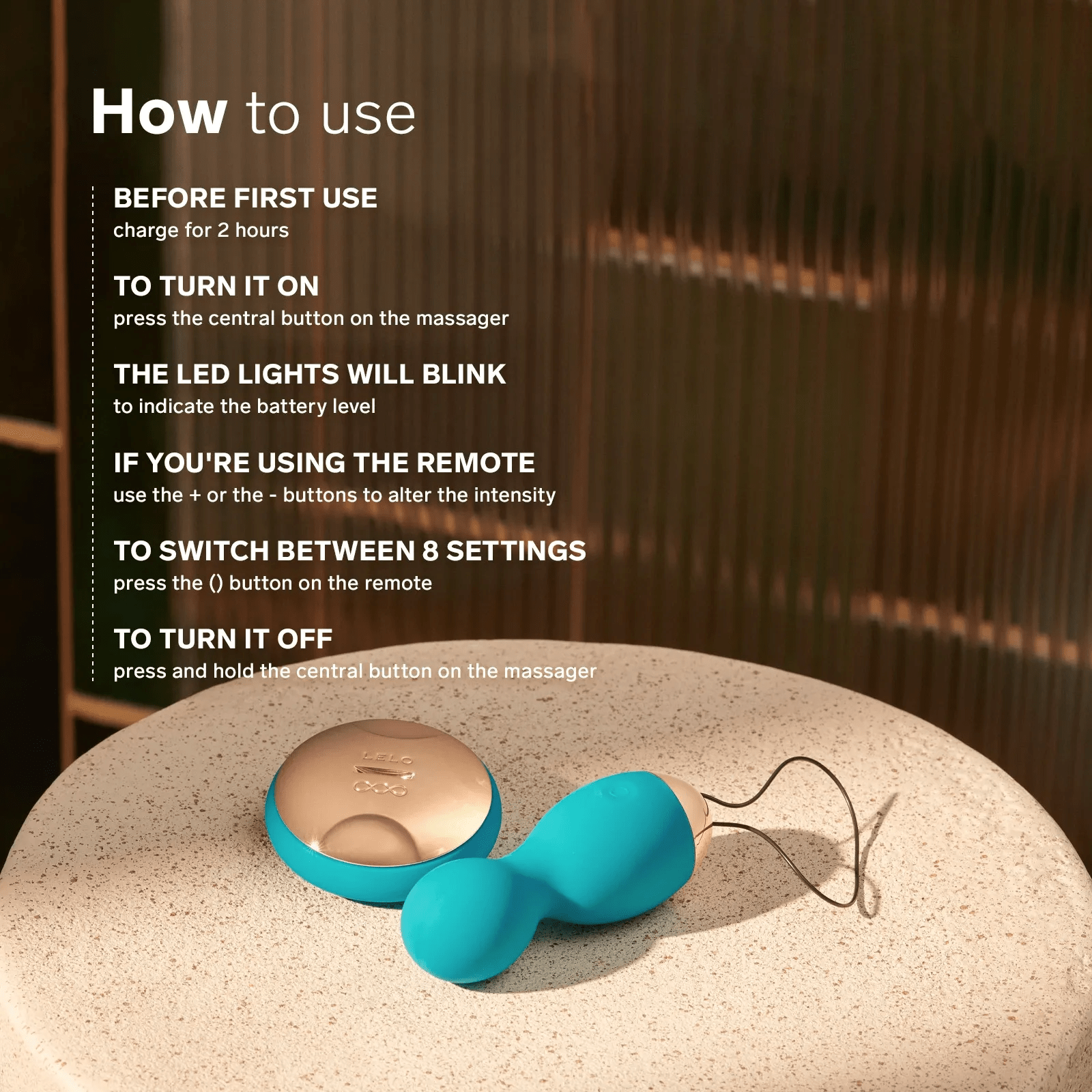 Lelo Hula Beads in Ocean Blue and Deep Rose 遙控快感陰道球本瓦球