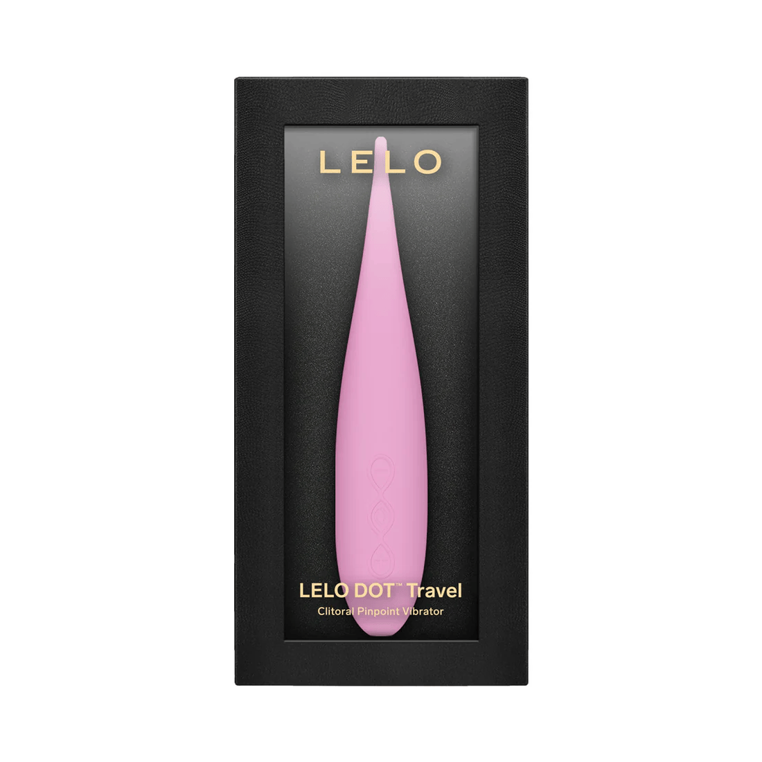Lelo - Dot Travel Rechargeable Clitoral Pinpoint Vibrator Purple and Pink