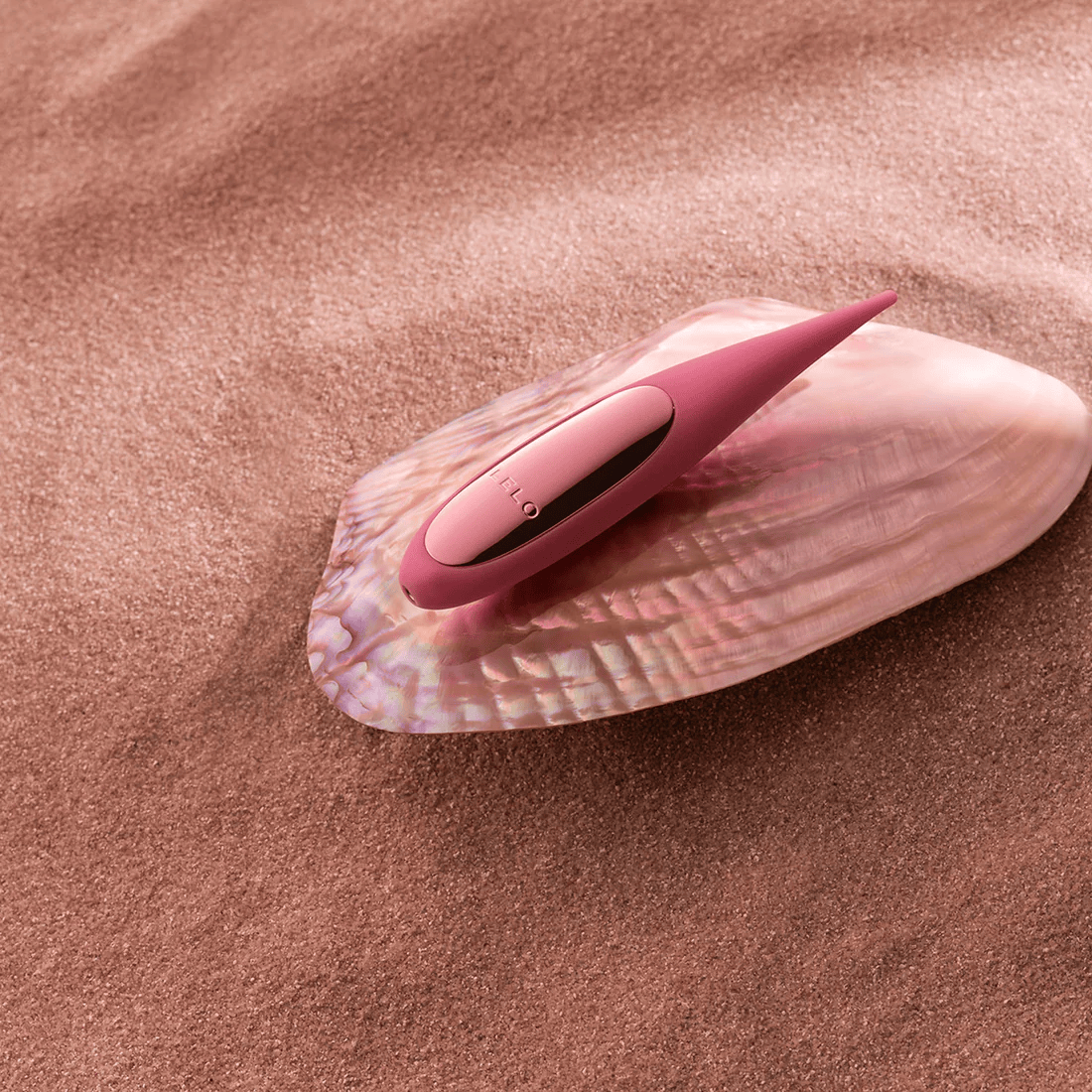 Lelo - Dot Travel Rechargeable Clitoral Pinpoint Vibrator Purple and Pink