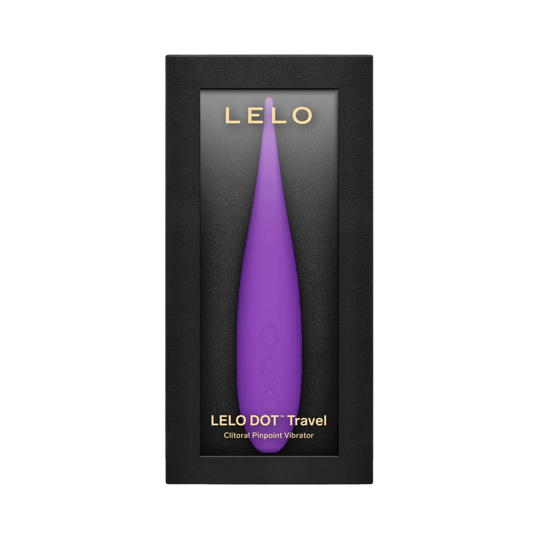 Lelo - Dot Travel Rechargeable Clitoral Pinpoint Vibrator Purple and Pink
