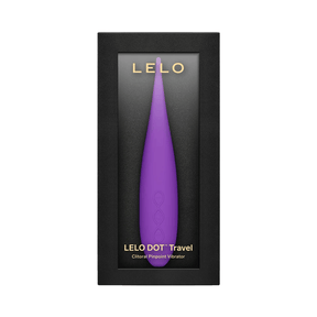 Lelo - Dot Travel Rechargeable Clitoral Pinpoint Vibrator Purple and Pink