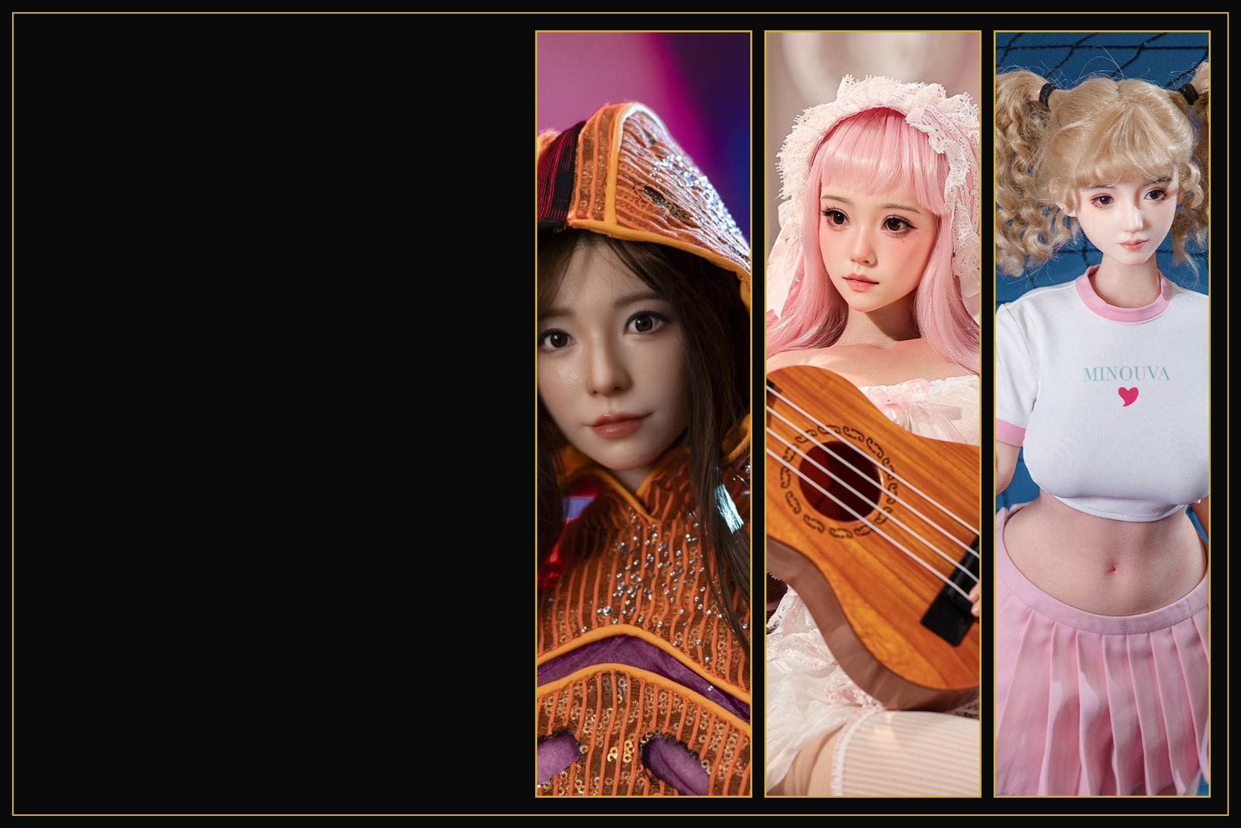 Minouva officially licensed 1/3 scale collectible figures