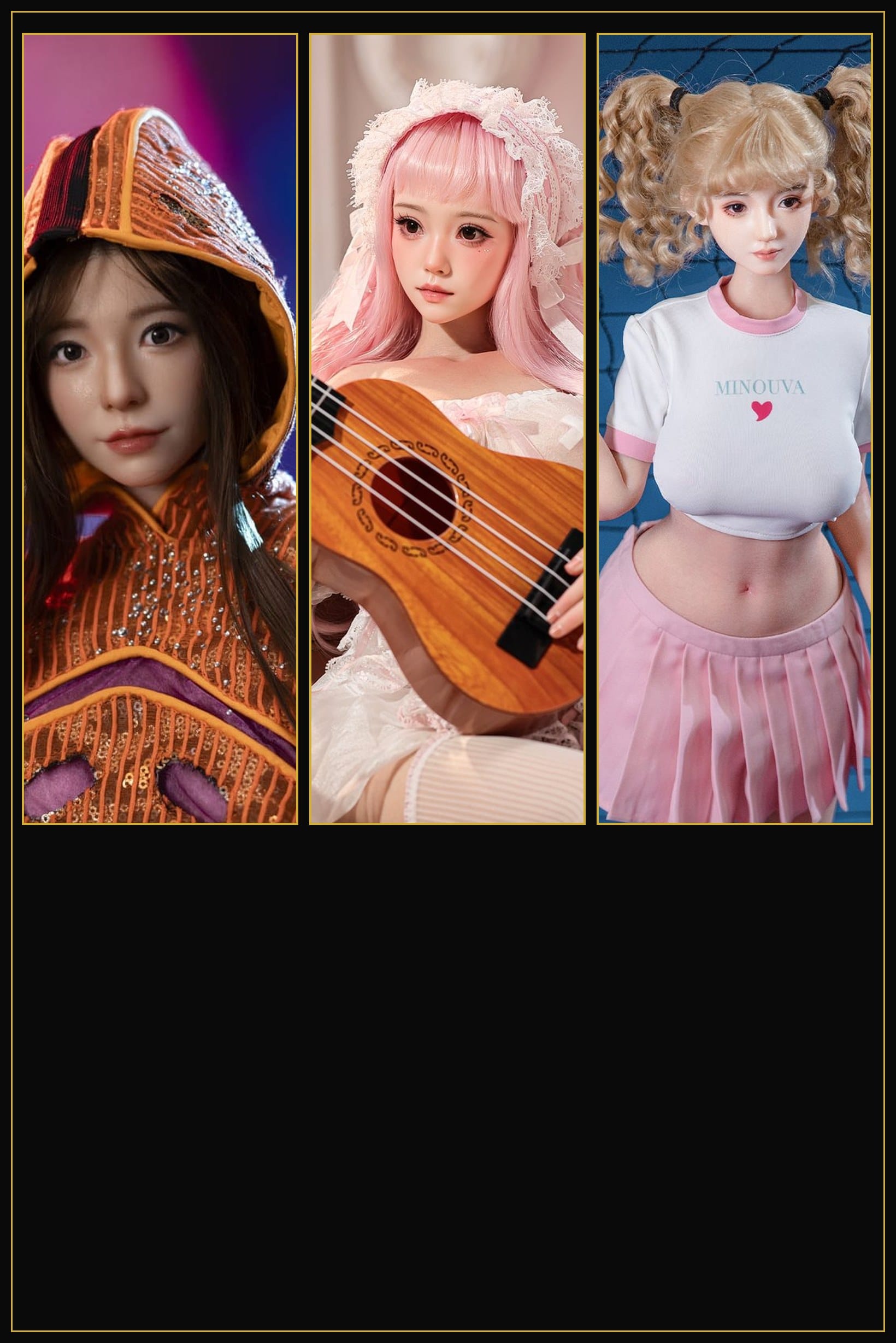 Minouva officially licensed 1/3 scale collectible figures