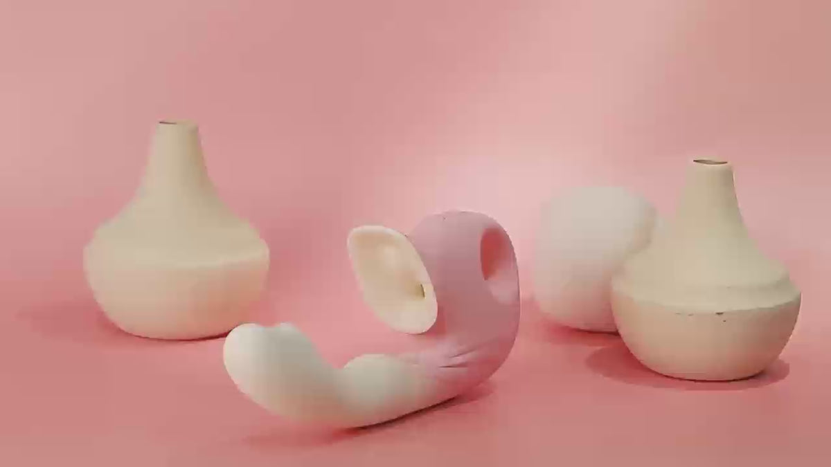 Yeain Fantasia App-Controlled Air Pulse Massager APP远程控制吮吸震动器｜强力真空气压脉冲与震动刺激